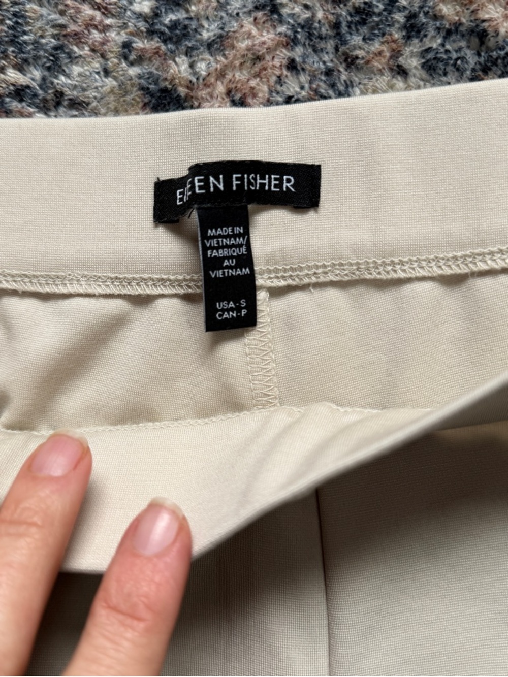 Eileen Fisher Small Lightweight Ponte Wide-Leg Pant - Picture 6 of 6